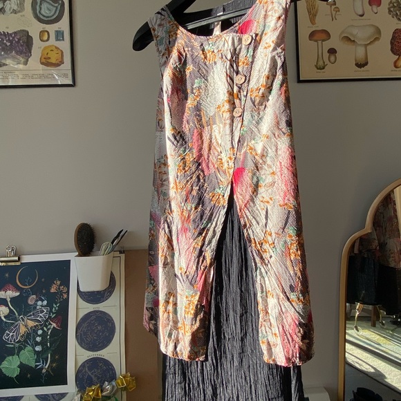Patchwork Layered Boho Summer Dress - Picture 4 of 7